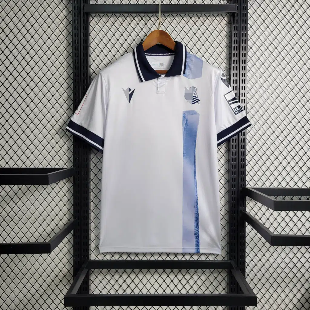 Camiseta Real Sociedad 2023-2024 blanco tercera equipación versión fan