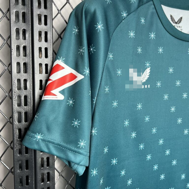 Camiseta Almería 2024-2025 Esmeralda segunda equipación versión fan - Imagen 4