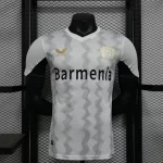 Camiseta Bayer Leverkusen 2024-2025 blanco segunda equipación versión jugador