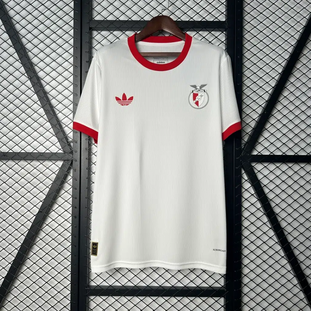 Camiseta Benfica 2025-2026 blanca edición especial versión fan