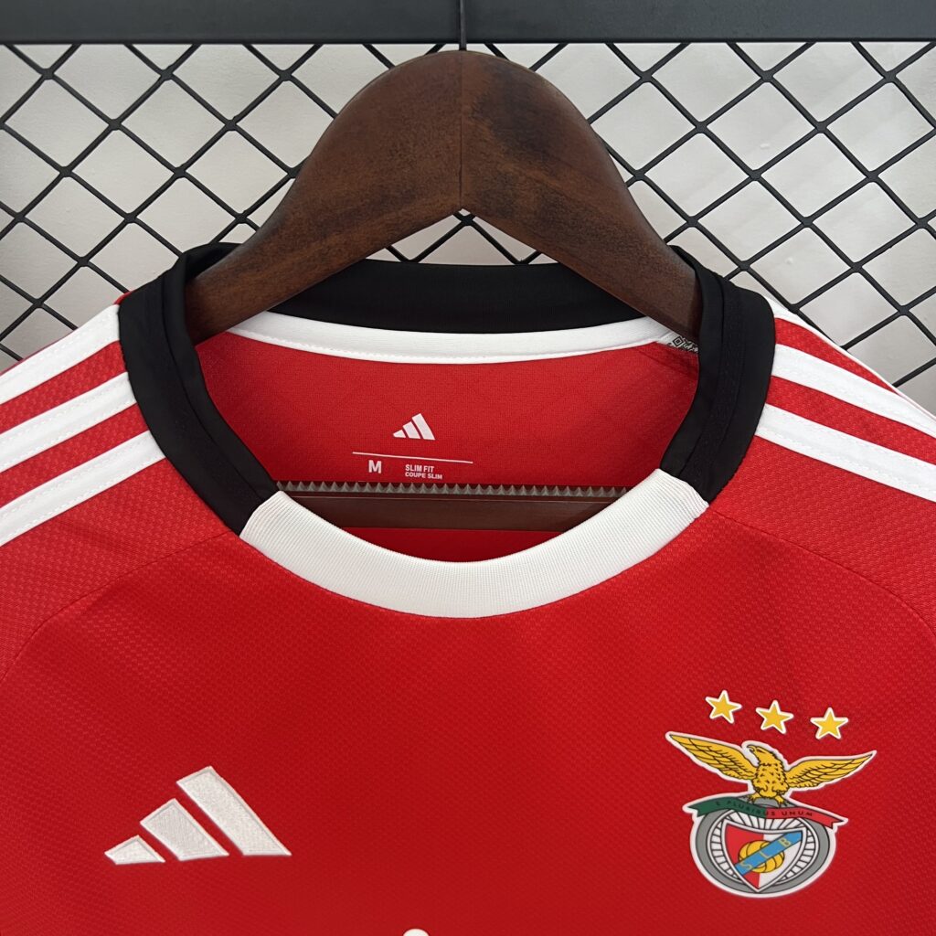 Camiseta Benfica 2025-2026 manga larga primera equipación versión fan - Imagen 3