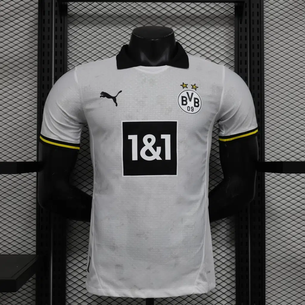 Camiseta Borussia Dortmund blanco 2024-2025 tercera equipación versión jugador