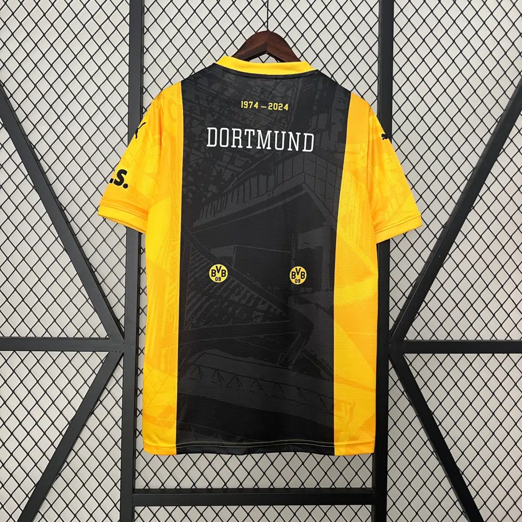 Camiseta Borussia Dortmund negro 2024-2025 edición especial versión fan - Imagen 2