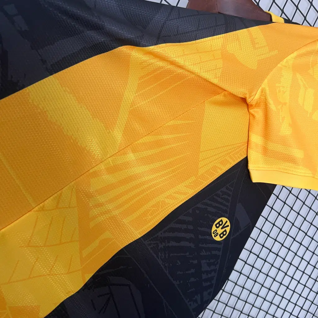 Camiseta Borussia Dortmund negro 2024-2025 edición especial versión fan - Imagen 5