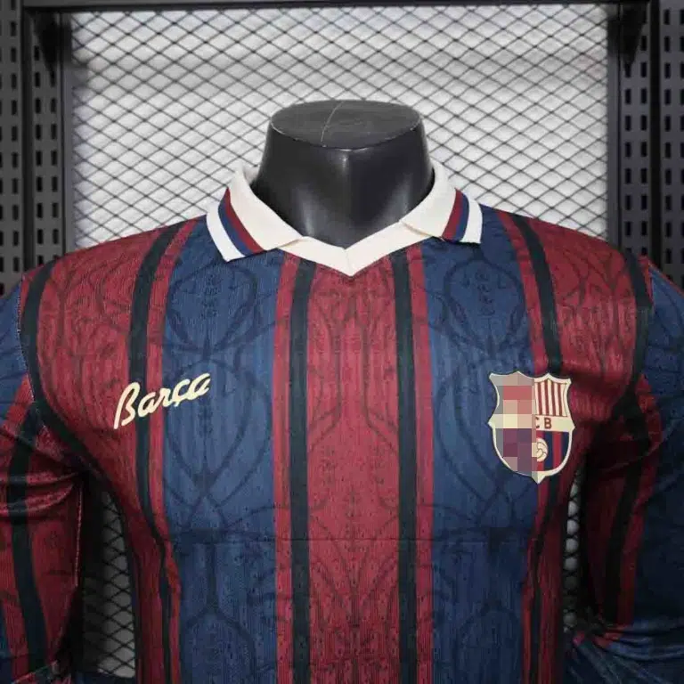Camiseta FC Barcelona 125 aniversario manga larga edición especial versión jugador - Imagen 3