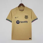 Camiseta FC Barcelona dorado 2022-2023 segunda equipación versión fan
