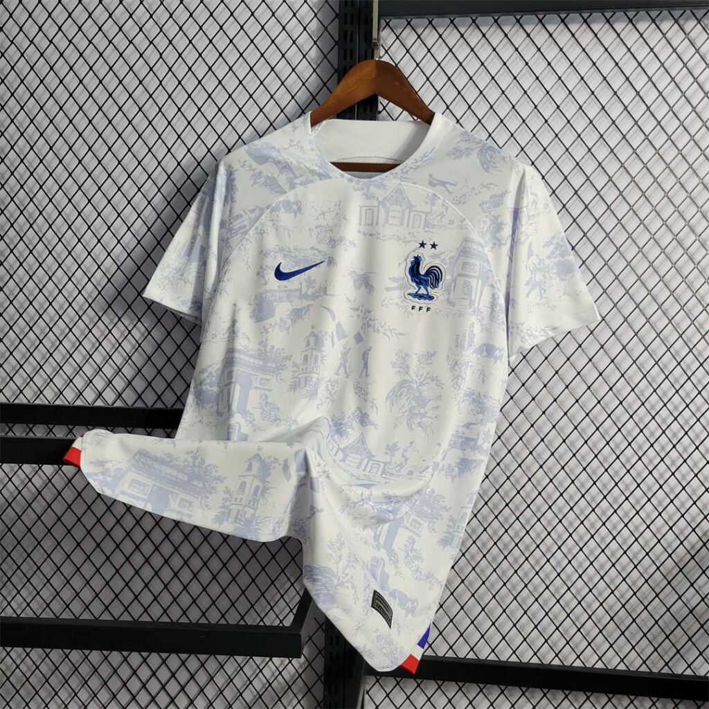 Camiseta Francia 2022 blanca segunda equipación versión fan - Imagen 5