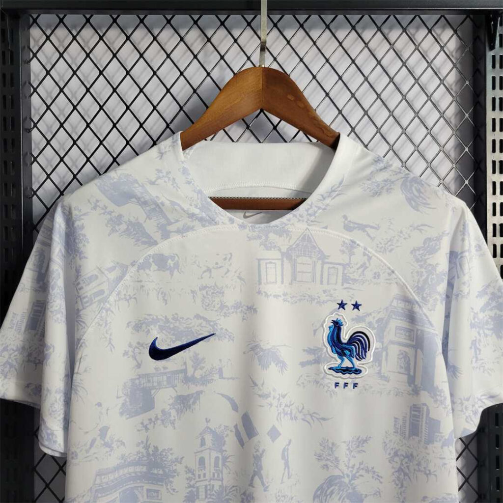 Camiseta Francia 2022 blanca segunda equipación versión fan - Imagen 4