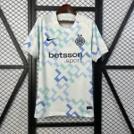 Camiseta Inter Milan blanca 2025-2026 segunda equipación versión fan