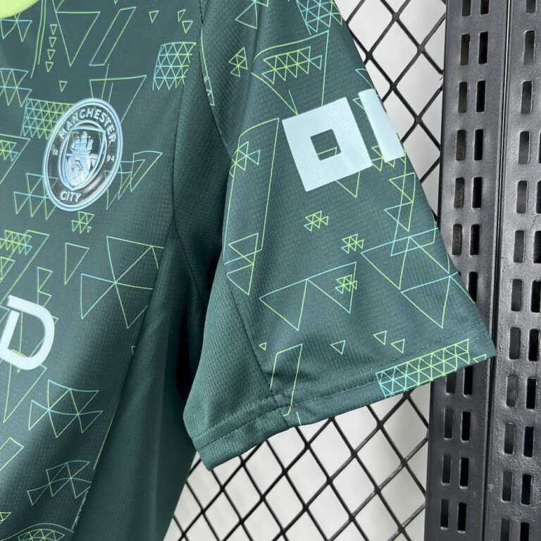 Camiseta Manchester City verde 2025-2026 cuarta equipación versión fan - Imagen 4