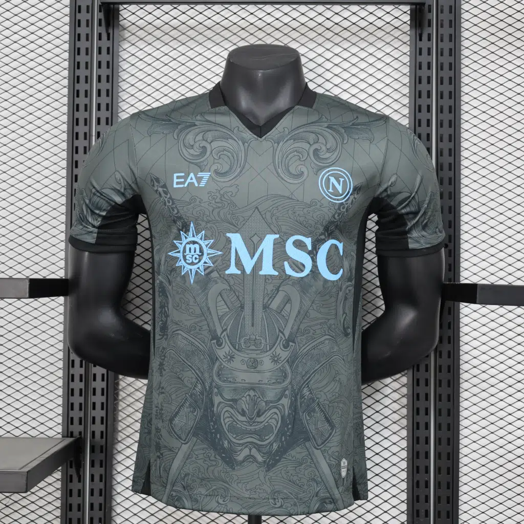 Camiseta Napoli Samurái 2024-2025 gris edición especial versión jugador