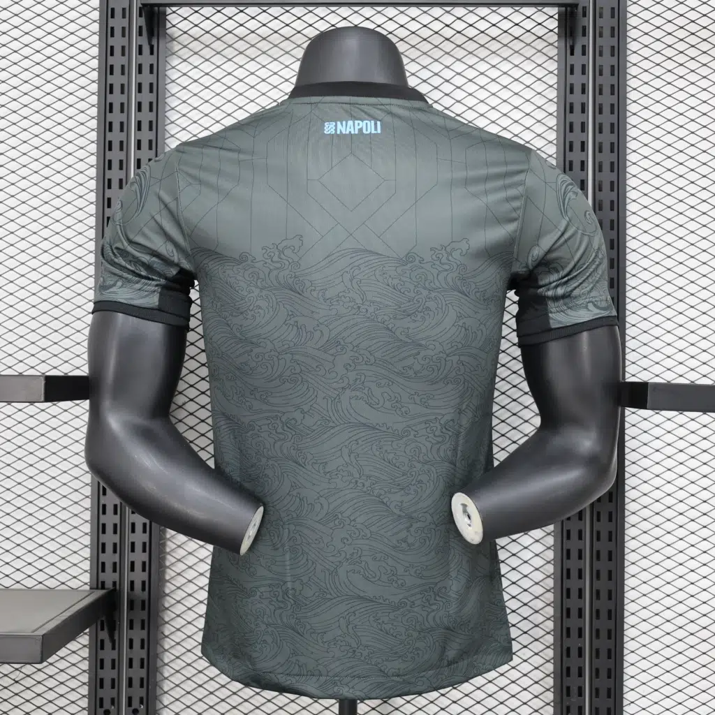 Camiseta Napoli Samurái 2024-2025 gris edición especial versión jugador - Imagen 2