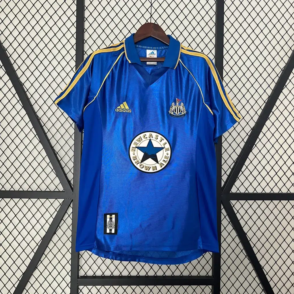 Camiseta Newcastle 1998-99 azul segunda equipación