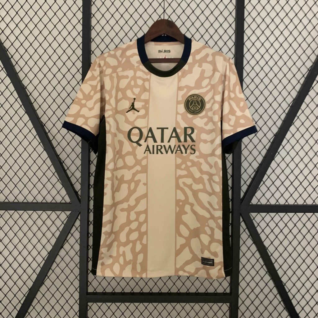 Camiseta PSG Crema 2023-2024 cuarta equipación versión fan