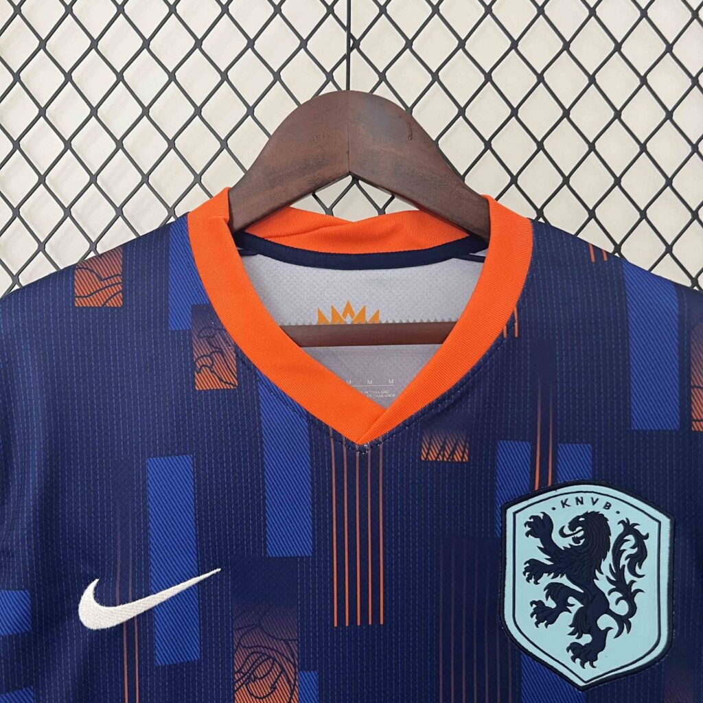 Camiseta Países Bajos 2024 azul segunda equipación versión fan - Imagen 3