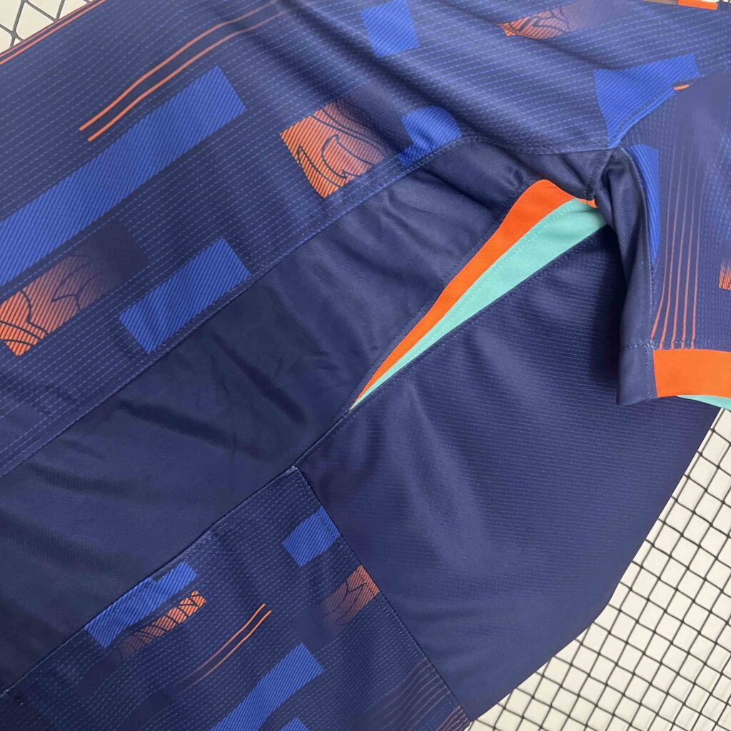 Camiseta Países Bajos 2024 azul segunda equipación versión fan - Imagen 5