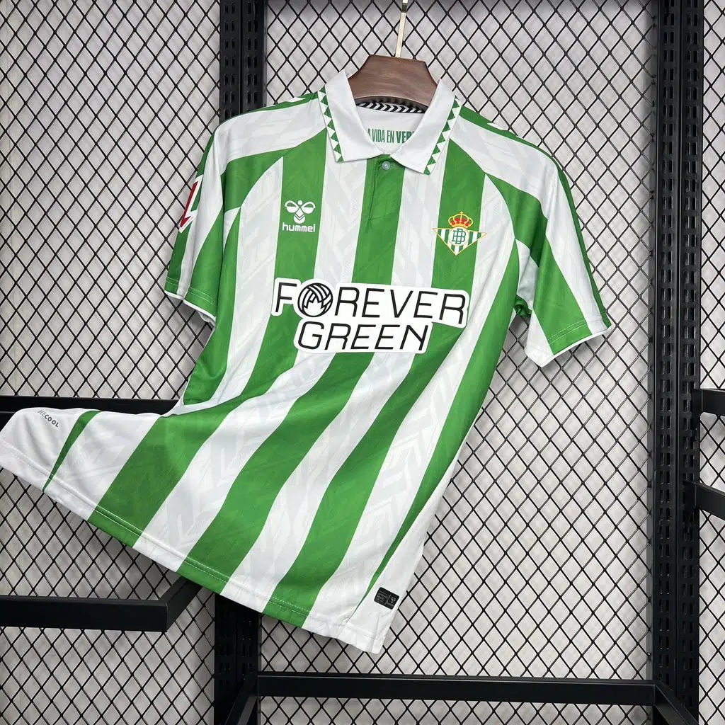 Camiseta Real Betis verde/blanco 2024-2025 primera equipación versión fan - Imagen 5