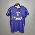 Camiseta Real Madrid 1997-1998 morado segunda equipación