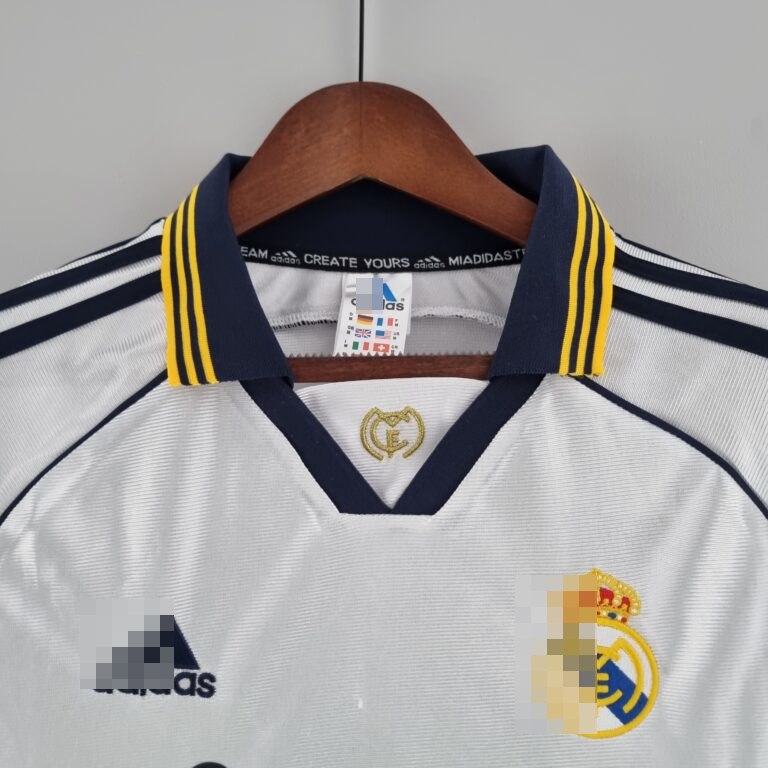 Camiseta blanca Real Madrid 2000 Raul primera equipación - Imagen 3