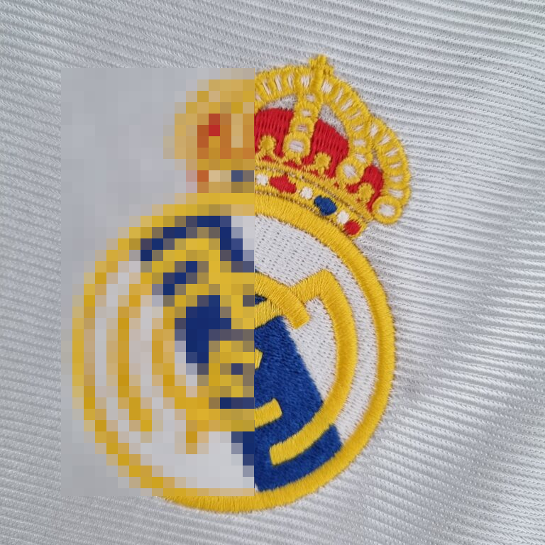 Camiseta blanca Real Madrid 2000 Raul primera equipación - Imagen 9