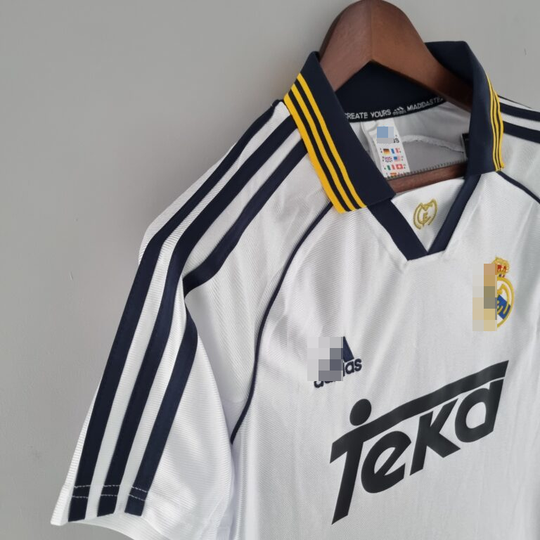 Camiseta blanca Real Madrid 2000 Raul primera equipación - Imagen 5