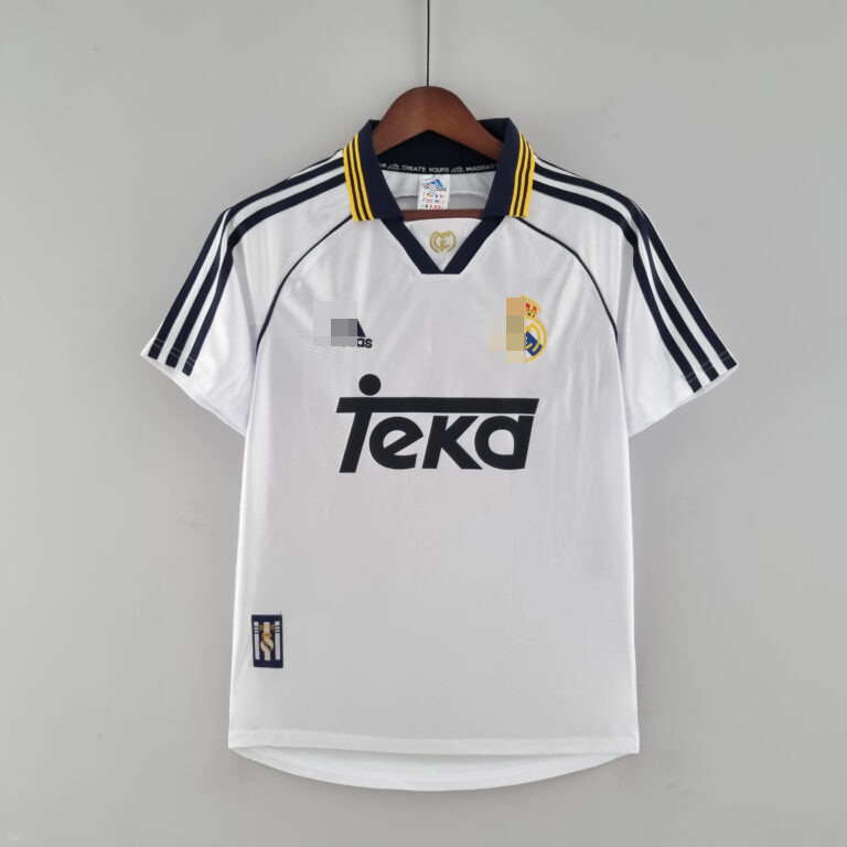 Camiseta blanca Real Madrid 2000 Raul primera equipación