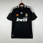 Camiseta Real Madrid 2008 09 tercera equipación negro