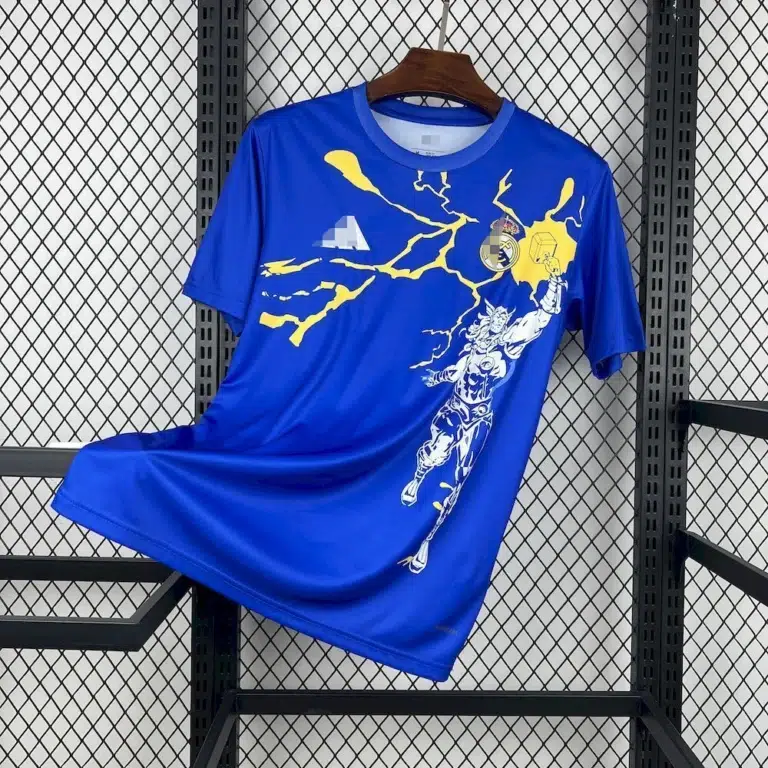 Camiseta Real Madrid azul 2025-2026 Thor edición especial versión fan