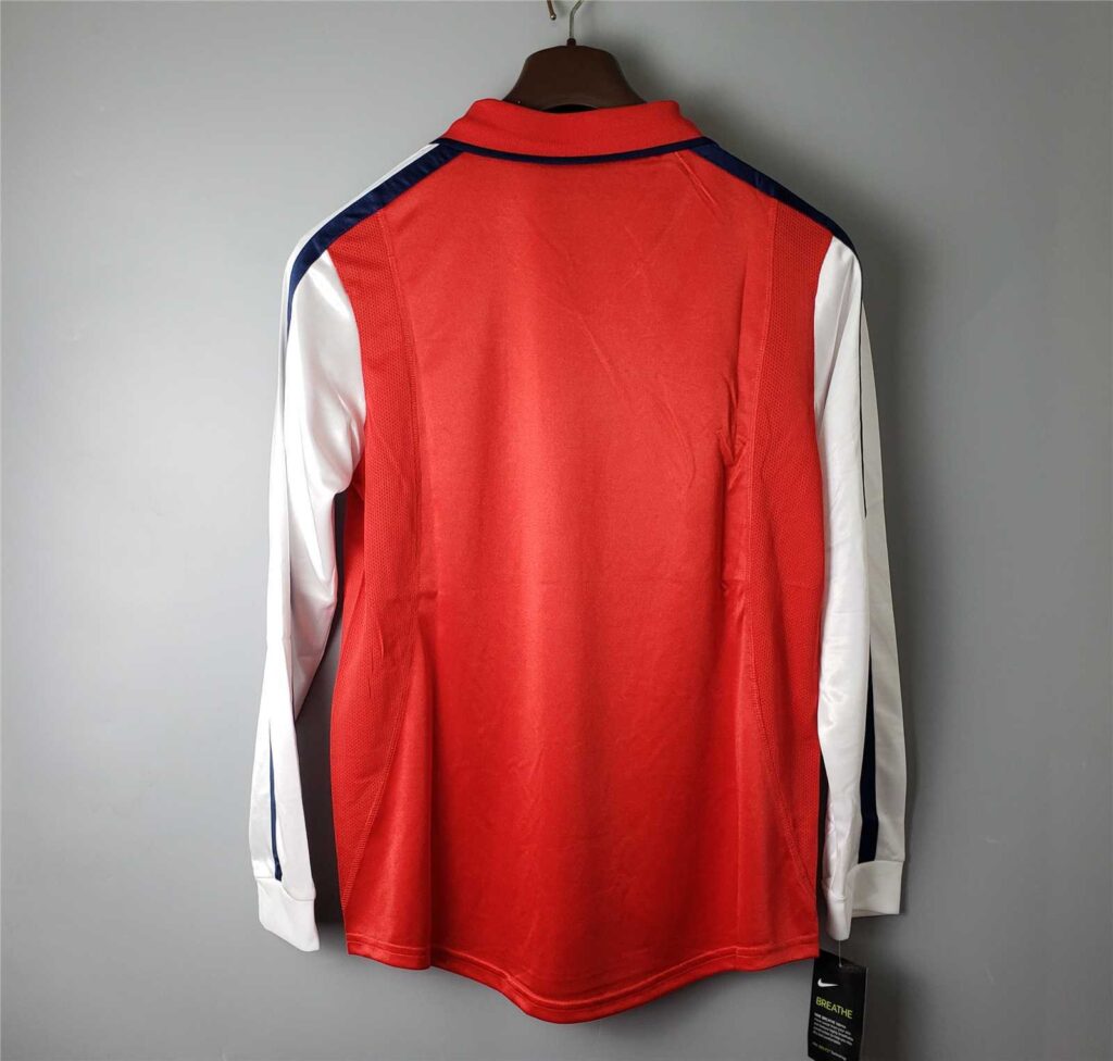 Camiseta Retro Arsenal manga larga 2000-2001 Thierry primera equipación - Imagen 2