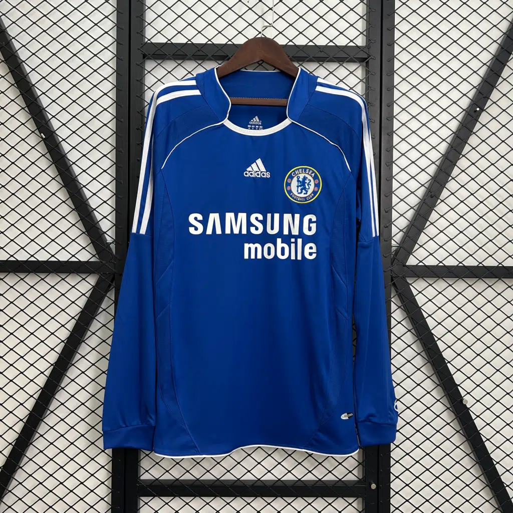 Camiseta Retro Chelsea 2006-2007 manga larga primera equipación