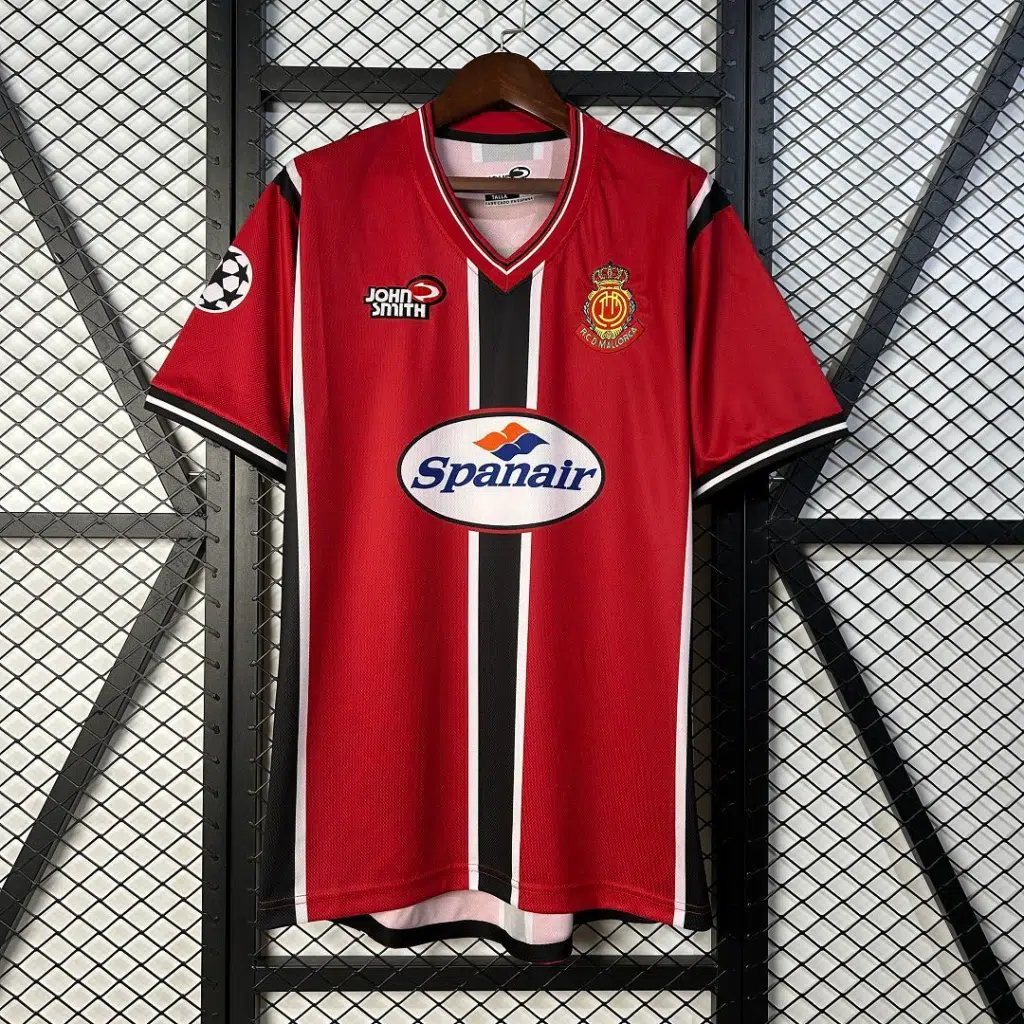 Camiseta Retro Mallorca 2001-2002 roja primera equipación
