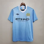 Camiseta Retro Manchester City Kun Agüero 2011-2012 primera equipación
