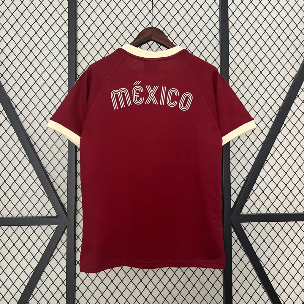 Camiseta Retro México 1990 rojo edición especial - Imagen 2