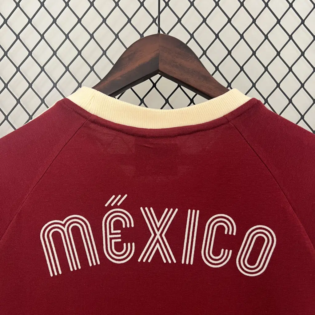 Camiseta Retro México 1990 rojo edición especial - Imagen 4