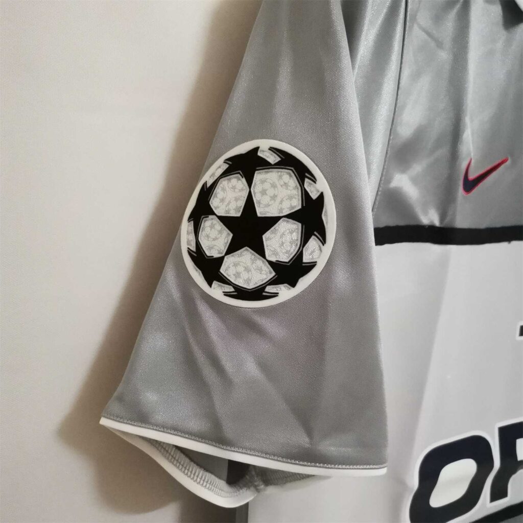 Camiseta Retro Paris Saint Germain 2000 gris segunda equipación - Imagen 4