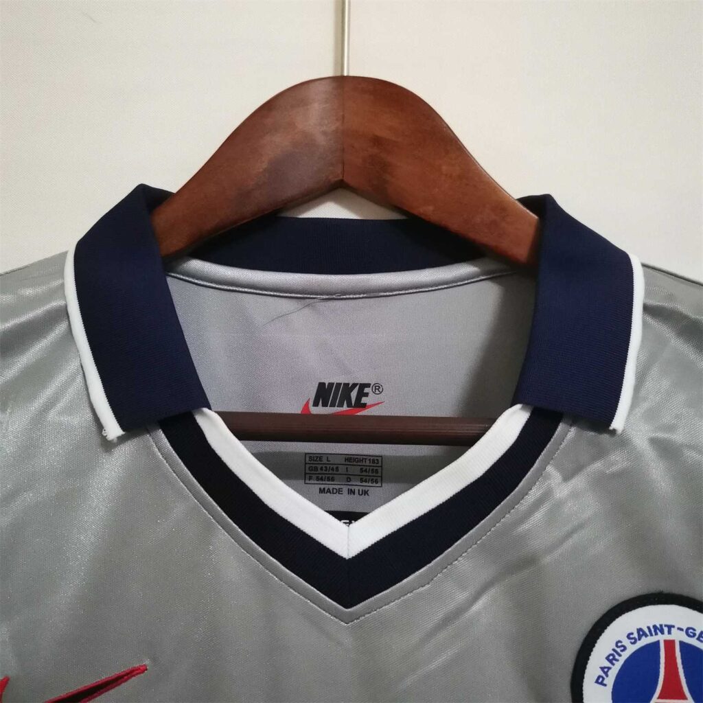 Camiseta Retro Paris Saint Germain 2000 gris segunda equipación - Imagen 3