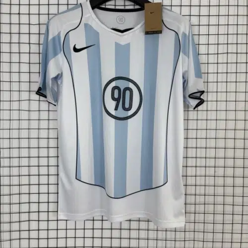 Camiseta Total 90 blanco/celeste 2025-2026 edición especial versión fan - Imagen 4
