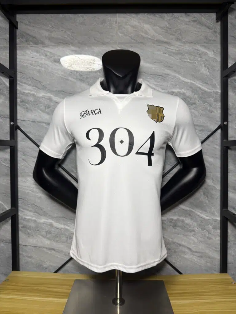 Camiseta Yamal 304 FC Barcelona blanca 2025-2026 edición especial versión jugador
