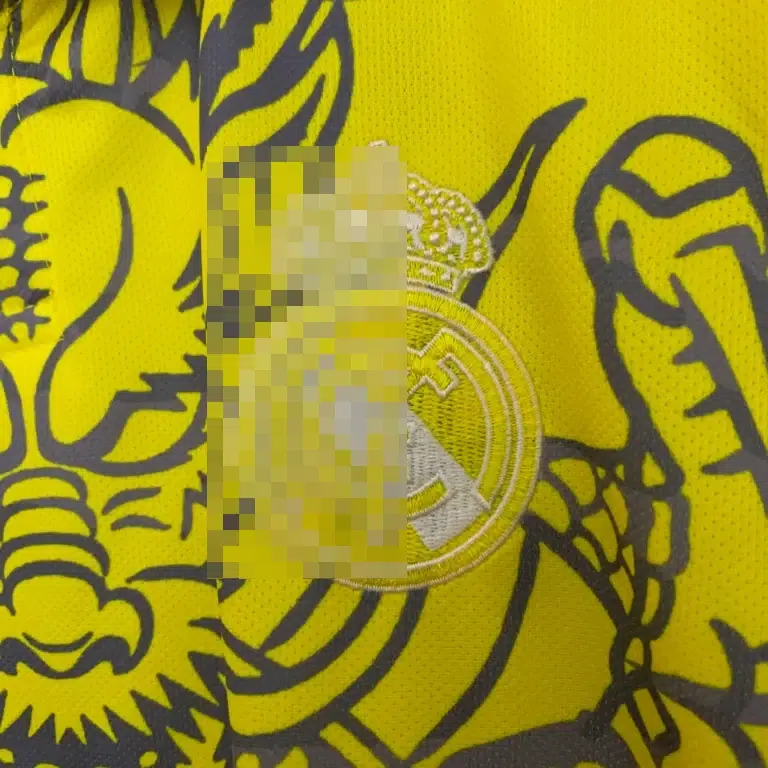 Camiseta amarillo Real Madrid 2025-2026 Dragon edición especial versión fan - Imagen 5
