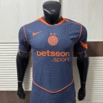Camiseta azul Inter Milan 2025-2026 tercera equipación versión jugador