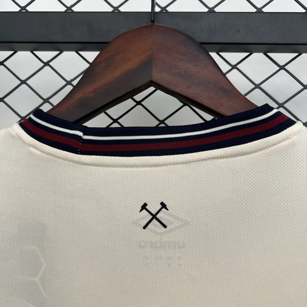 Camiseta beige West Ham 2025-2026 segunda equipación versión fan - Imagen 4