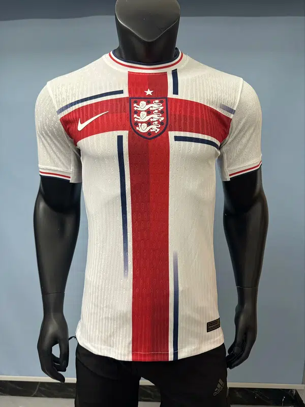 Camiseta blanca Inglaterra 2024 primera equipación versión jugador