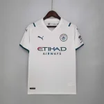 Camiseta blanca Manchester City 2021-2022 segunda equipación versión fan