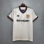 Camiseta blanca Manchester United 1982-1983 segunda equipación