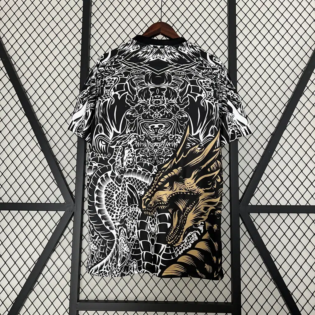 Camiseta dragon dorado Real Madrid 2023-2024 edición especial versión fan - Imagen 2