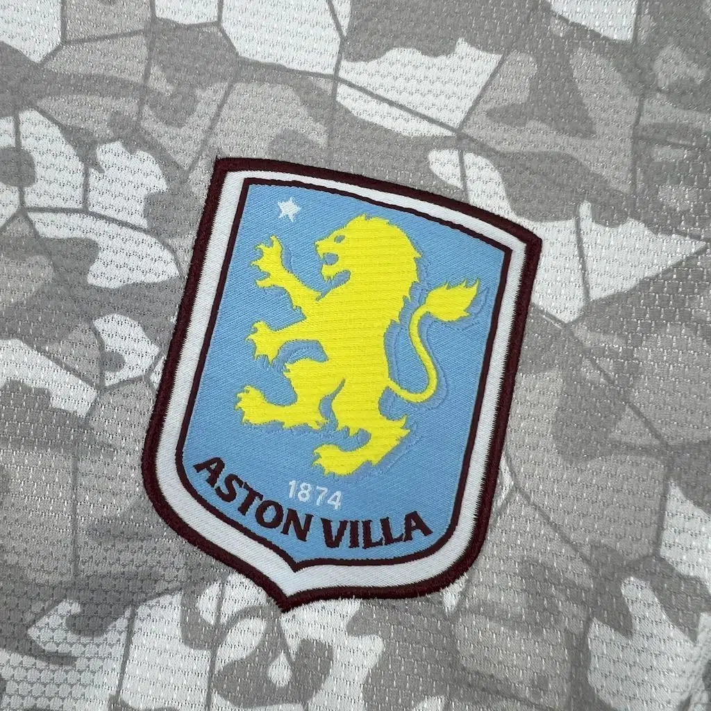Camiseta gris Aston Villa 2025-2026 tercera equipación versión fan - Imagen 5