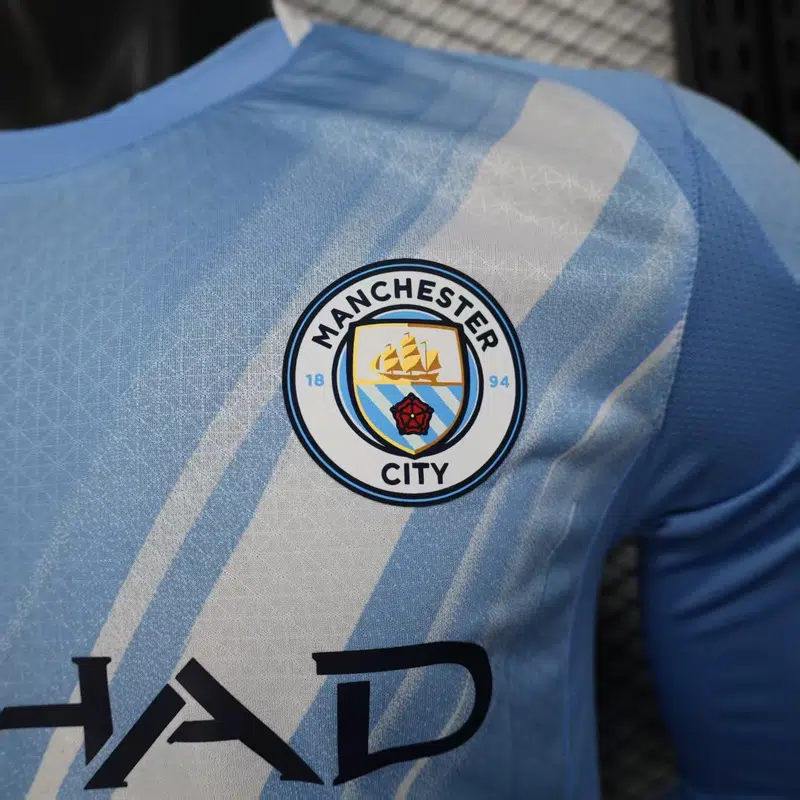 Camiseta manga larga Manchester City 2025-2026 primera equipación versión jugador - Imagen 7
