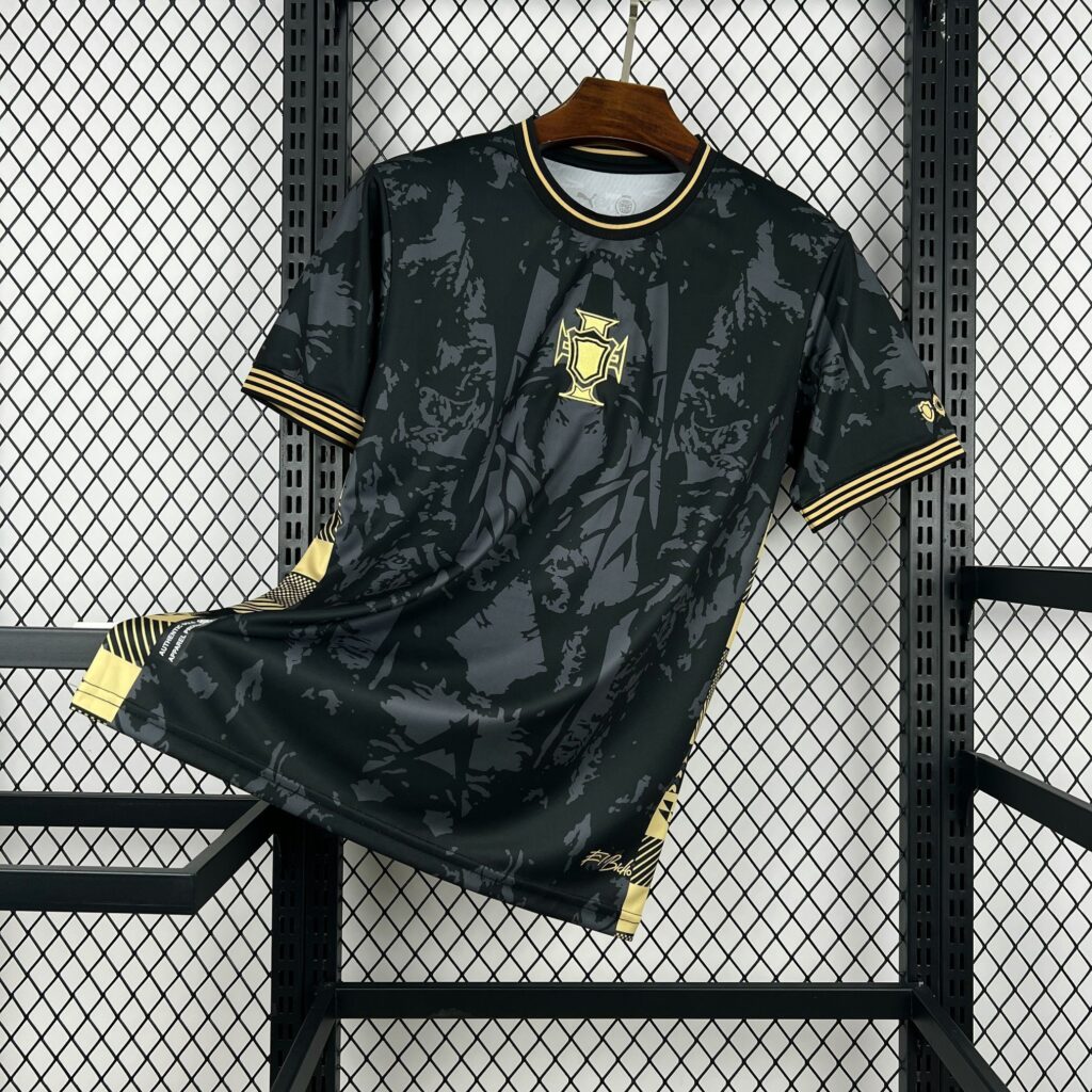 Camiseta portugal negro 2026 edición especial versión fan
