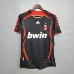 Camiseta retro AC Milan negra 2006-2007 tercera equipación