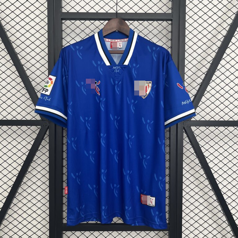 Camiseta retro Athletic Bilbao azul 2001-2003 segunda equipación